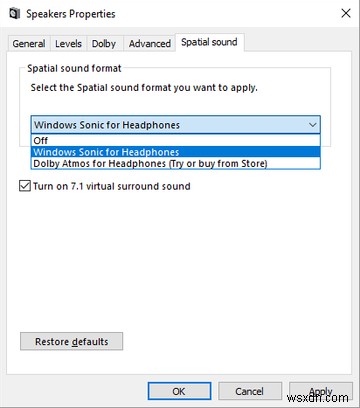 숨겨진 Windows 10 기능  Windows Sonic 으로 무료 가상 서라운드 사운드 즐기기
