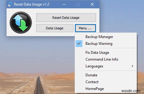 Windows 10 데이터 사용량 기록 초기화하는 방법