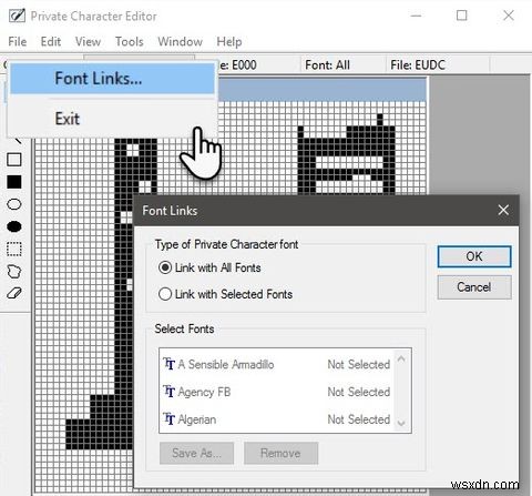 Windows 숨겨진 도구  프라이빗 캐릭터 에디터 로 나만의 글꼴과 문자 만드는 법