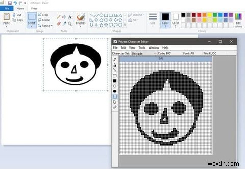 Windows 숨겨진 도구  프라이빗 캐릭터 에디터 로 나만의 글꼴과 문자 만드는 법