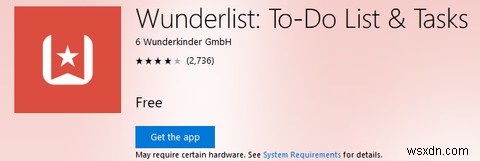 코르타나(Cortana) + 분더리스트(Wunderlist) 조합, Windows 10 최고의 할 일 목록 앱
