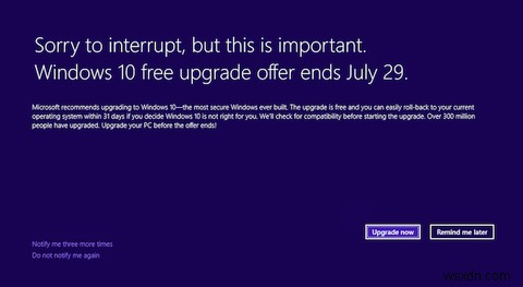 Windows 10 무료 업그레이드 마감 임박! 7월 29일까지 꼭 확인하세요