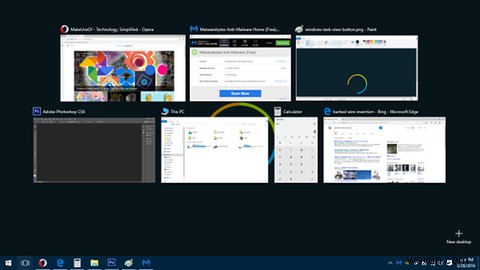Windows 10 작업 보기와 가상 데스크톱, 이렇게 쓰면 생산성이 두 배가 됩니다