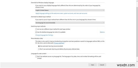 Windows 10 언어 표시줄(입력 도구 모음) 활용법: 다국어 전환을 더 빠르게