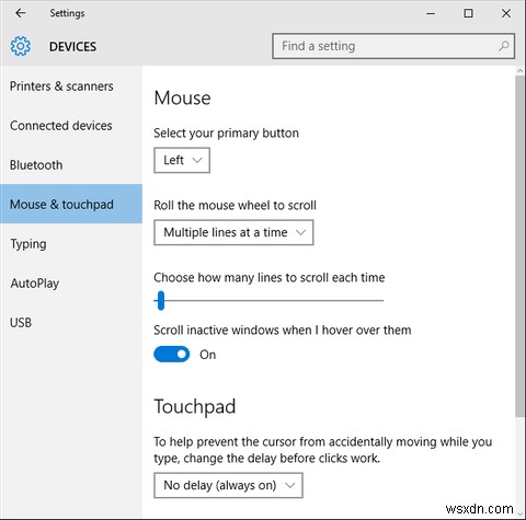 Windows 10의 숨겨진 꿀기능, 클릭 없이 창을 스크롤하는  비활성 창 스크롤 