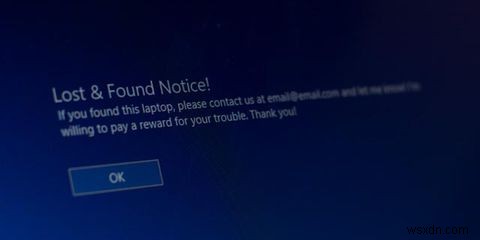 Windows 10 로그인 화면에 사용자 지정 메시지 표시하는 방법