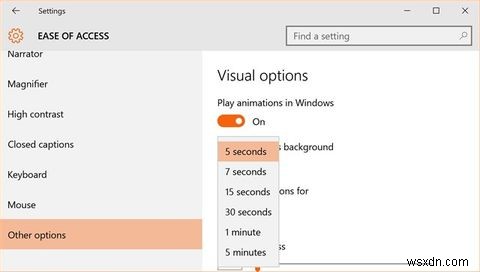 Windows 10 알림 표시 시간 조정하는 방법