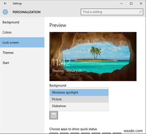 Windows 10 잠금 화면에 광고가 뜨지 않게 하는 방법