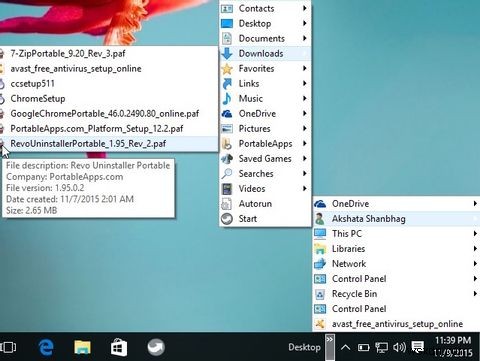 Windows 10의 숨겨진  바탕 화면  도구 모음으로 전문가처럼 탐색하는 법