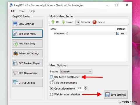 Windows 10에서 Windows 7 클래식 부팅 메뉴로 되돌아가는 방법