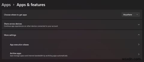 Windows 11 앱 보관(Archive Apps) 기능이란? 활성화해야 할까, 비활성화해야 할까