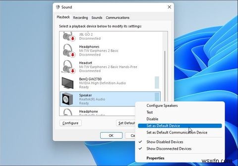 Windows 11에서 사운드 출력 장치를 전환하는 6가지 방법