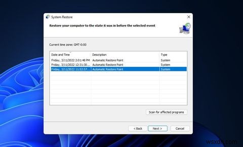 Windows 11에서 복원 지점 생성 바로 가기 만드는 방법 총정리