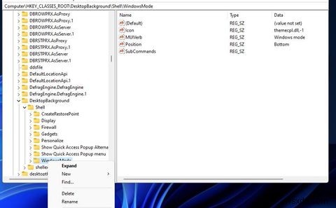 Windows 11 우클릭 메뉴에 다크/라이트 모드 전환 옵션 추가하는 방법