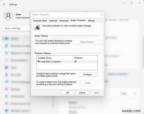 Windows 11에서 시스템 복원 활성화 여부 확인 및 켜는 방법