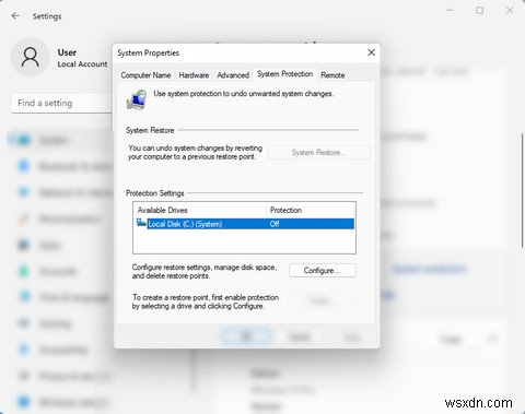 Windows 11에서 시스템 복원 활성화 여부 확인 및 켜는 방법