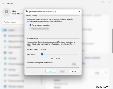 Windows 11에서 시스템 복원 활성화 여부 확인 및 켜는 방법