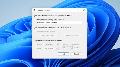 Windows 11에서 특정 시간에 자동으로 바탕화면을 변경하는 방법