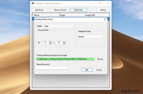 Windows 11에서 특정 시간에 자동으로 바탕화면을 변경하는 방법