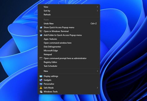 Windows 11에서 Windows 도구(Windows Tools) 바로 가기 만드는 방법 총정리