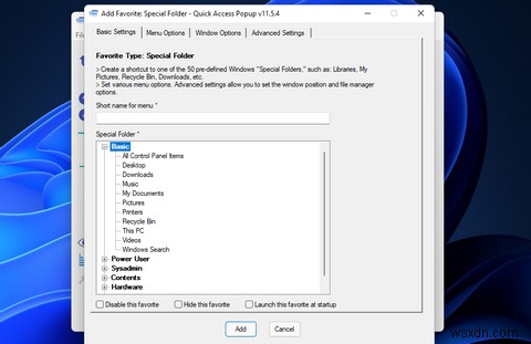 Windows 11에 사용자 지정 가운데 클릭 메뉴 추가하는 방법