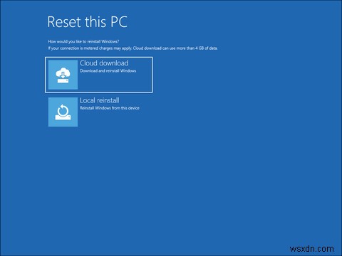 관리자 암호 없이 Windows 11 공장 초기화하는 2가지 방법