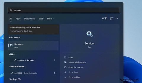 Windows 11에서 서비스 앱을 여는 7가지 방법