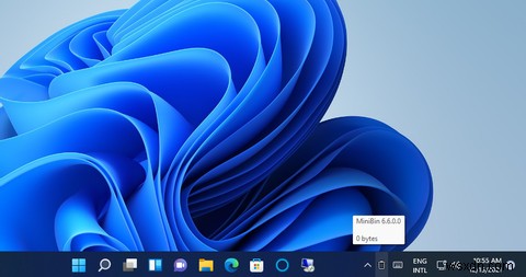 Windows 11 시스템 트레이에 휴지통 아이콘 추가하는 방법 (TrayBin & MiniBin)