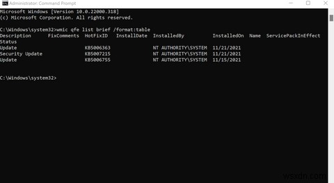 Windows 11에서 업데이트 제거하는 방법 3가지 총정리