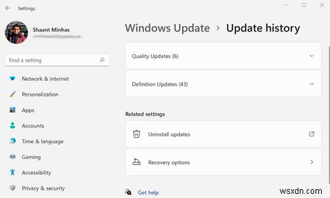 Windows 11에서 업데이트 제거하는 방법 3가지 총정리