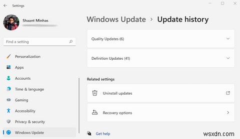 Windows 11 업데이트 기록 확인하는 방법: 제어판부터 설정까지