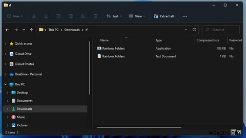Windows 11 폴더 색상 변경 방법, Rainbow Folders로 쉽게 꾸미기