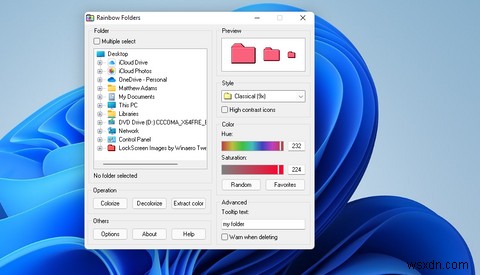 Windows 11 폴더 색상 변경 방법, Rainbow Folders로 쉽게 꾸미기