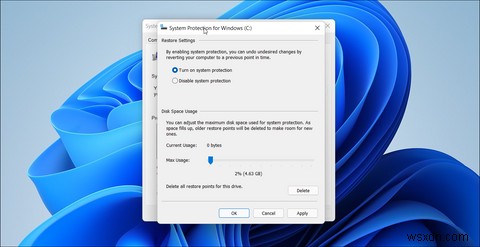 Windows 11에서 복원 지점 만들고 사용하는 방법