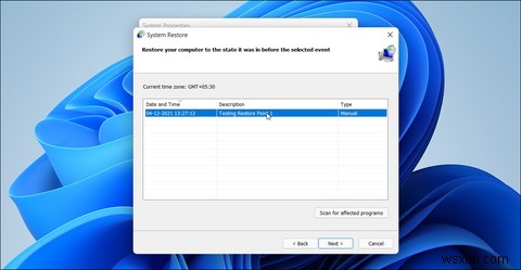 Windows 11에서 복원 지점 만들고 사용하는 방법