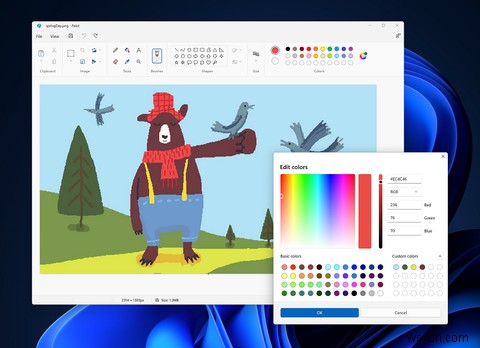 마이크로소프트, Windows 11용 클래식 그림판 앱 업데이트… 새로운 기능 공개