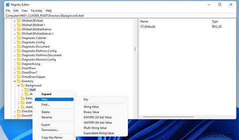 Windows 11 바탕 화면 우클릭 메뉴에 프로그램 바로 가기 추가하는 방법
