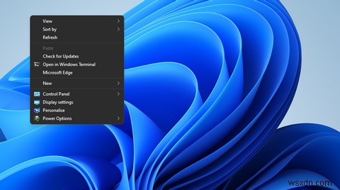 Windows 11 바탕 화면 우클릭 메뉴에 프로그램 바로 가기 추가하는 방법