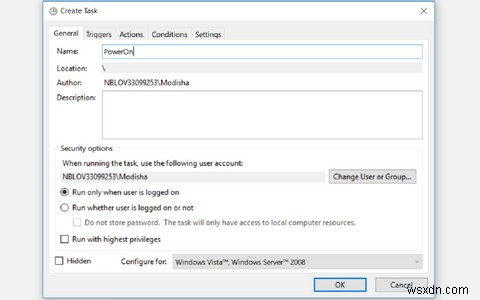 Windows 10 PC를 매일 자동으로 깨우도록 예약하는 방법