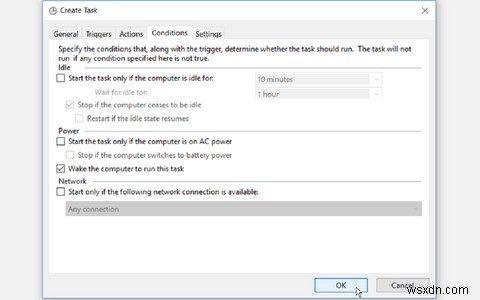 Windows 10 PC를 매일 자동으로 깨우도록 예약하는 방법