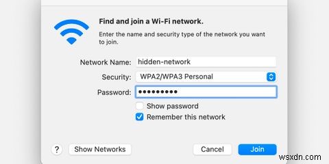 맥(macOS)에서 숨겨진 Wi-Fi 네트워크에 연결하는 방법