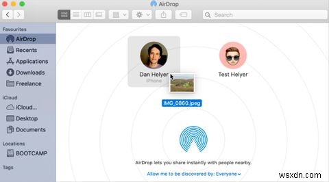아이폰과 맥에서 AirDrop으로 파일 전송하는 방법 총정리