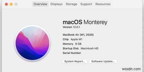 맥에서 설치된 macOS 버전 확인하는 쉬운 방법