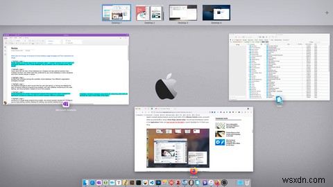 macOS 미션 컨트롤(Mission Control)로 여러 데스크탑 효율적으로 사용하는 방법
