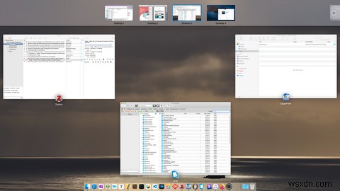macOS 미션 컨트롤(Mission Control)로 여러 데스크탑 효율적으로 사용하는 방법