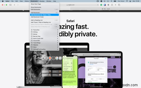 사파리(Safari)에서 열린 모든 탭을 한 번에 책갈피에 추가하는 방법