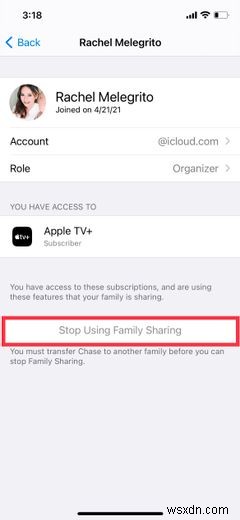 Apple 가족 공유(Family Sharing) 사용 중지 및 가족 구성원 제거 방법
