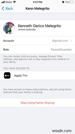 Apple 가족 공유(Family Sharing) 사용 중지 및 가족 구성원 제거 방법