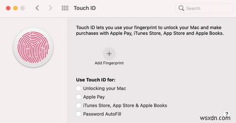 Mac에서 Touch ID 설정하고 사용하는 방법 총정리