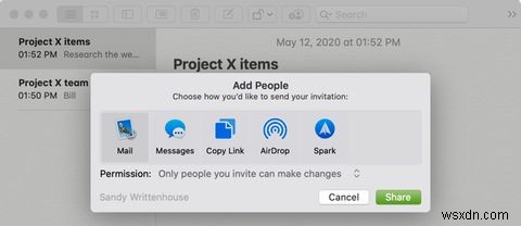 맥 기본 앱으로 동료와 협업하는 방법: 메모, 미리 알림, 캘린더까지